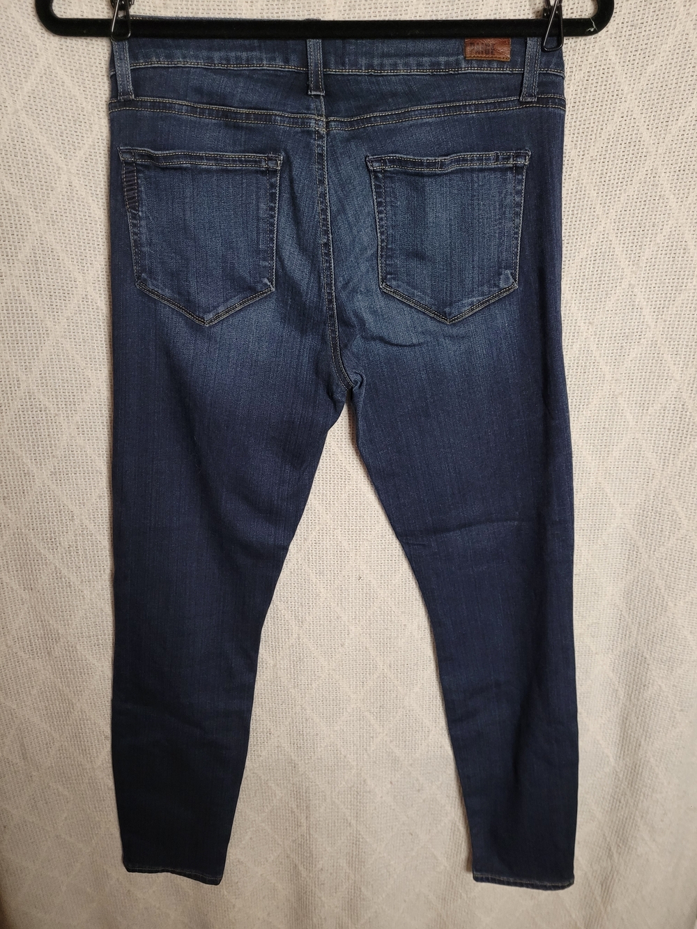 PAIGE Jeans Women's Dark Wash Skinny Size 29 Stretch Denim - Picture 4 of 13